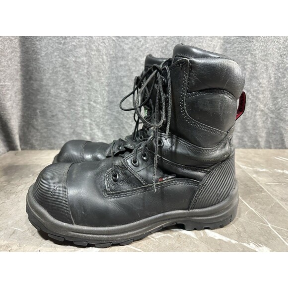 Red Wing Steel Toe Vibram Boots Men Black 3512 U.S. Sz 10D main image 10